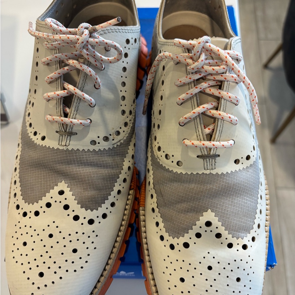 Cole Haan Zerogrand Oxford Beige, Cream Orange Shoes